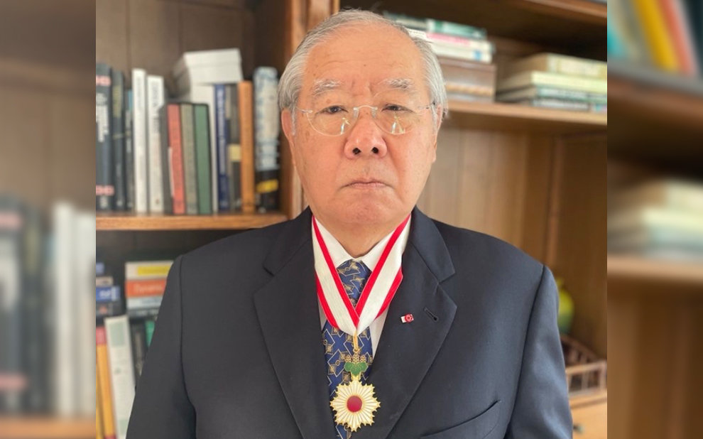 Professor Yoshiaki Nakano recebe alta condecoração outorgada pelo Imperador japonês